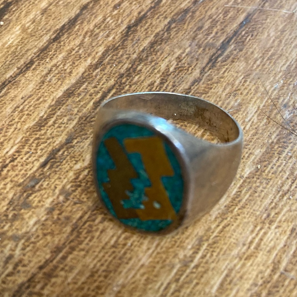 UNMARKED VINTAGE SILVER UNISEX RING - Picture 4 of 6